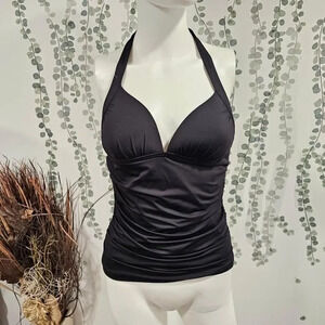 NWOT Tommy Bahama Pearl Halter Tankini Top Sz S